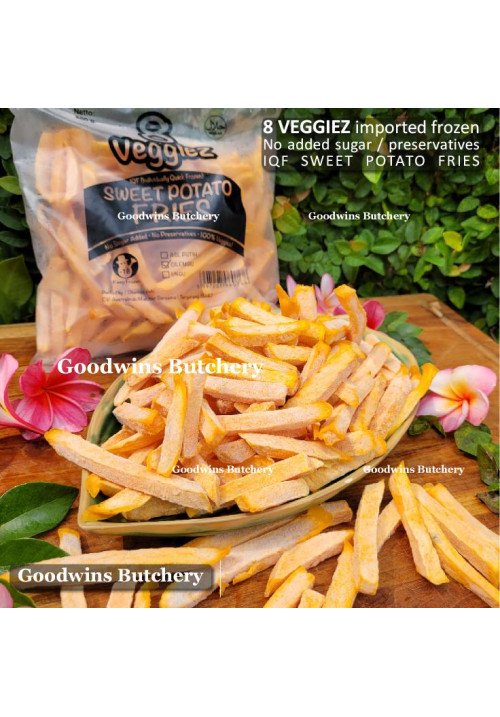 8Veggiez frozen fries sweet potato UBI CILEMBU 8 Veggiez 500g